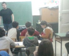 Фотографии од бесплатната стрип школа за основци.